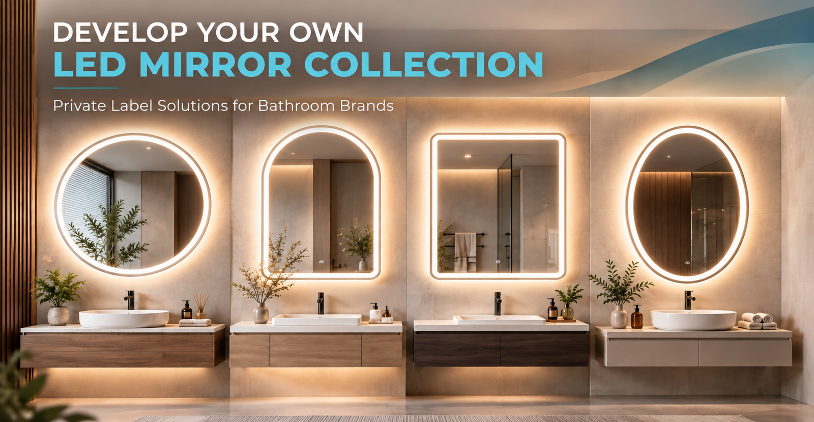 How to Build a Private Label LED Bathroom Mirror Collection