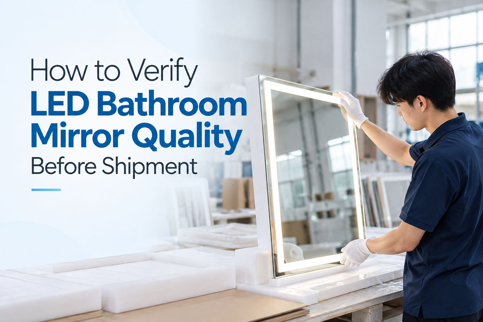 How to Verify LED Bathroom Mirror Quality Before Shipment